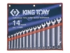 10-32mm Bộ cờ lê miệng 14 cái hệ mét Kingtony 1214MR10_11