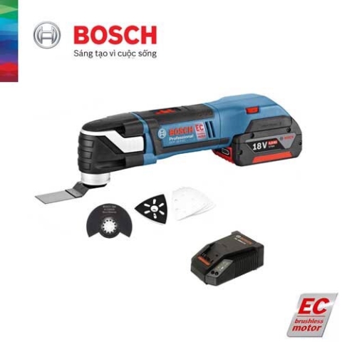 Máy cắt rung Bosch dùng pin GOP 18 V-EC (SET)