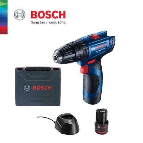 Máy khoan pin Bosch GSB 120-LI (SET 2 pin 2.0 Ah)