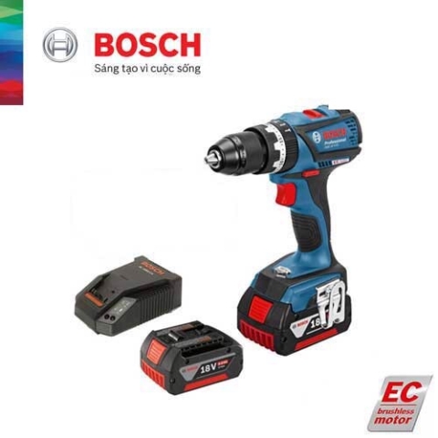 Máy khoan pin Bosch GSB 18 V-EC (18V:4Ah)