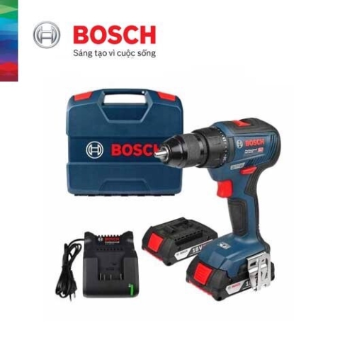 Máy khoan vặn vít pin Bosch GSR 18V-50 (Set 2x2Ah) Brushless