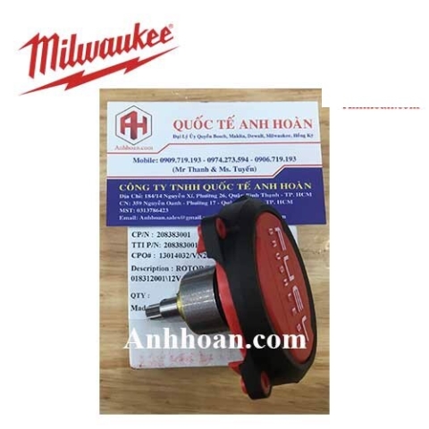 Milwaukee Bộ roto từ kèm nắp đuôi máy bulong M12 FIWF12/ 2555