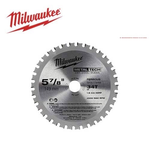 Milwaukee Lưỡi cắt kim loại 48-40-4080 34T 149mm